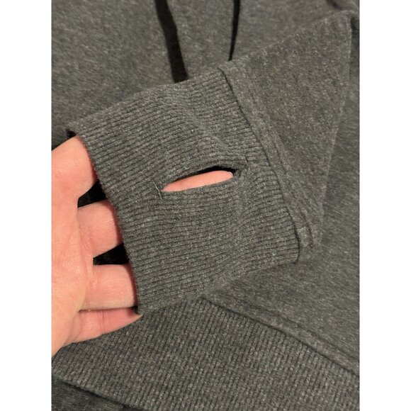 Lululemon Womens Pleated Gray Long Sleeves Turtleneck Blouse Size 6 - Picture 9 of 12